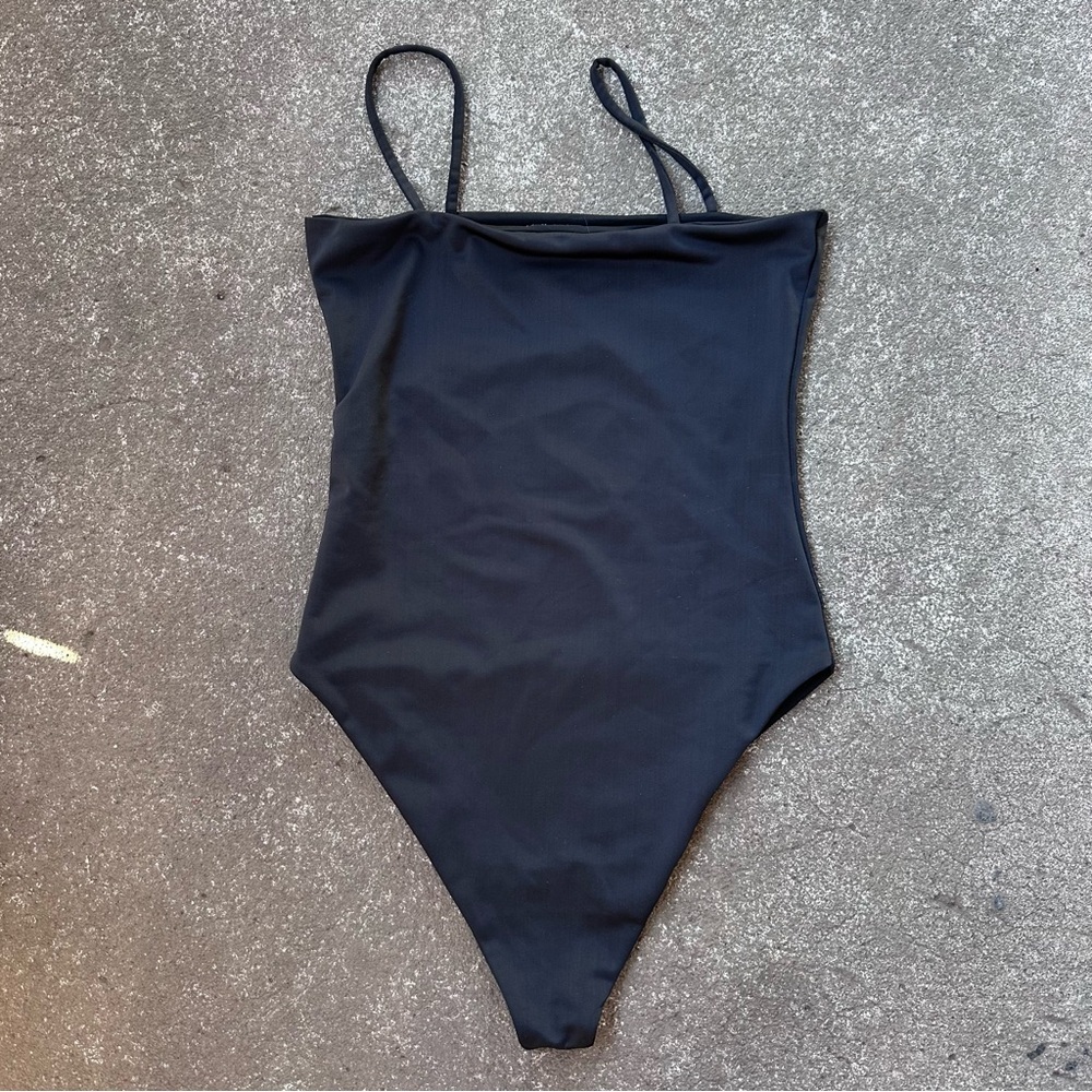 Brandy Melville J. Galt Black Bodysuit